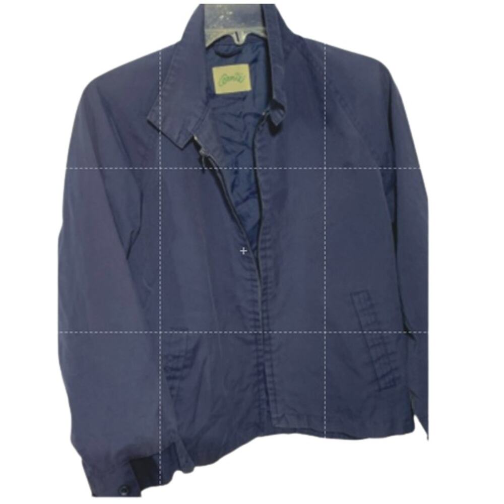 Arnie arnold palmer Vintage Windbreaker Golf Preppy Jacket Zip Closure Blue